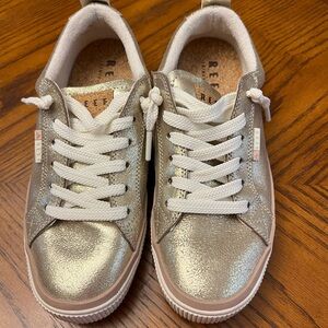 Reef Shimmering Gold Sneakers